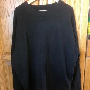 AllSaints 100% black wool sweater *Mens*